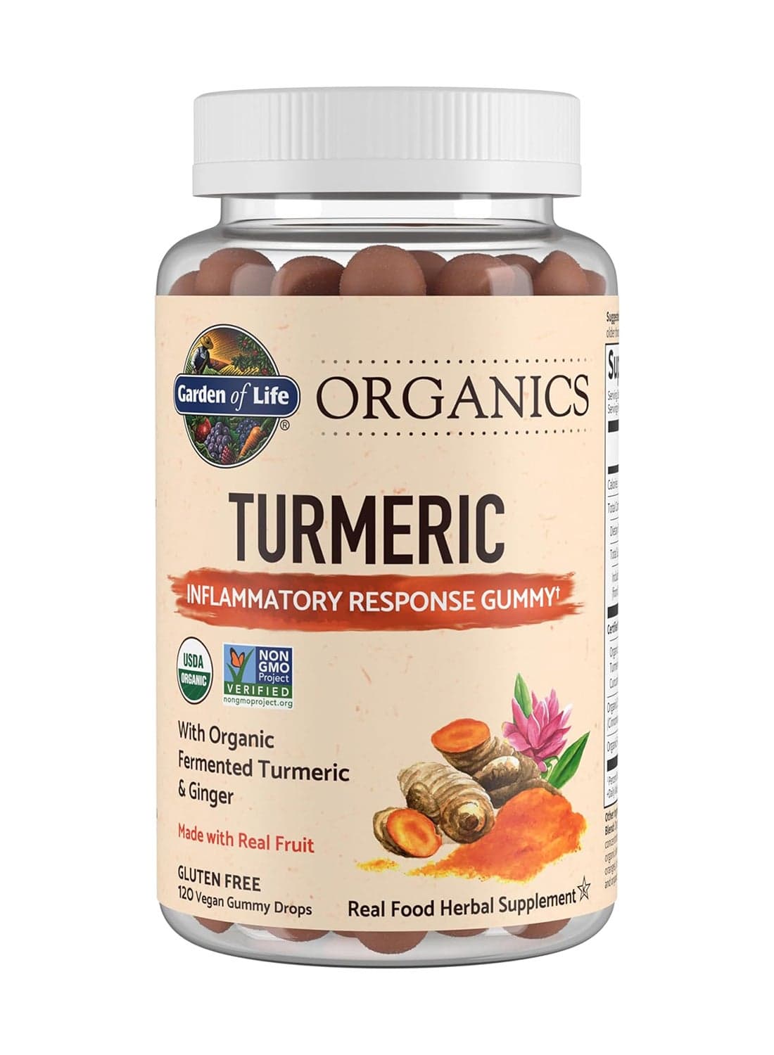 Turmeric Inflammatory Response Gummy, 120 Vegan Gummy Drops