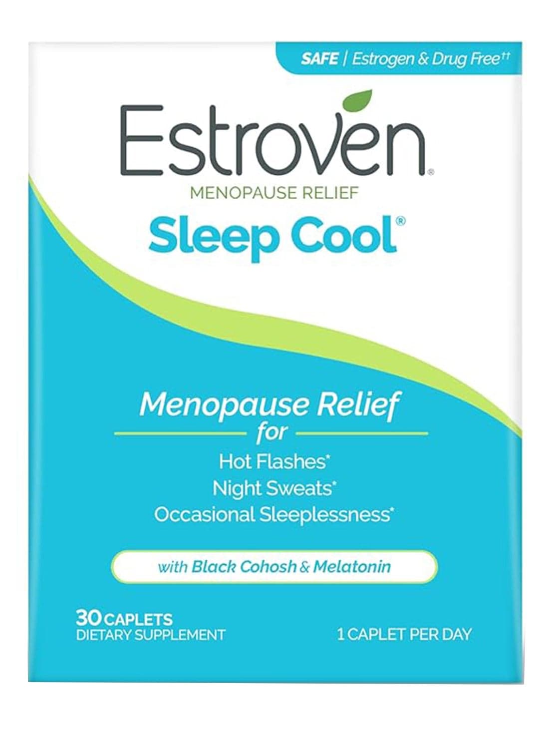 Menopause Relief, Sleep Cool Dietary Supplement - 30 Capsules