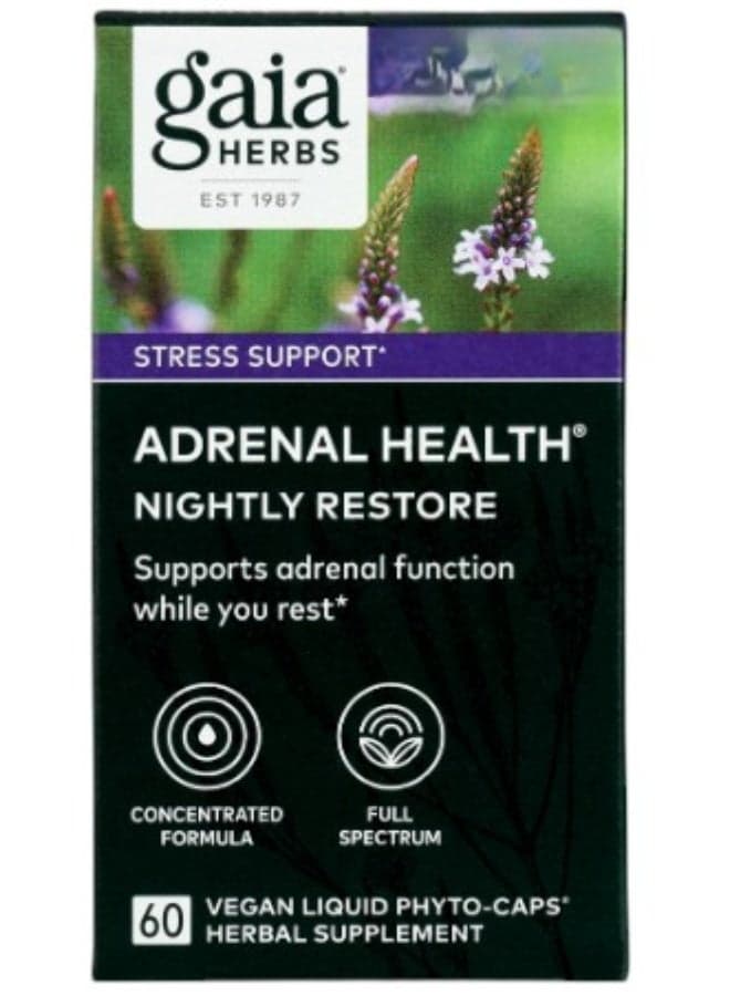 Adrenal Health Nightly Restore - 60 Vegan Liquid Phyto-Caps