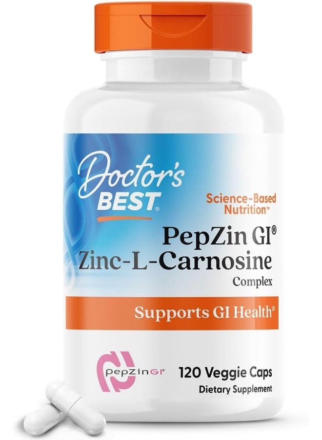 Pepzin Gi Zinc L Carnosine Complex 120 Veggie Caps Packaging May Vary