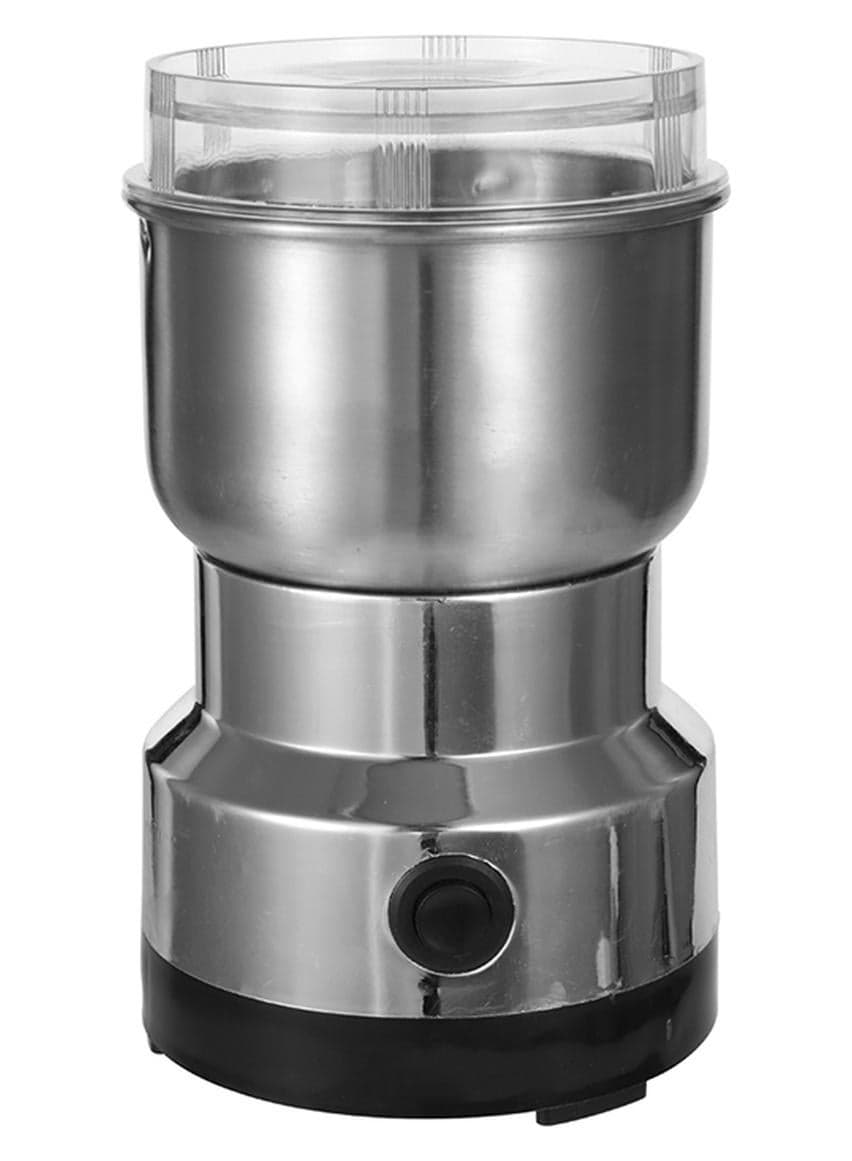 Electric Coffee Machine Bean Grinding Machine Silver 18x11x11cm