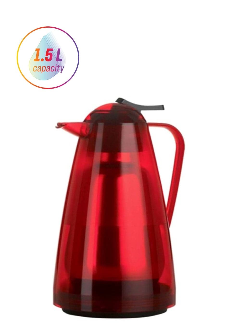Salsa Quick Press Flask Red