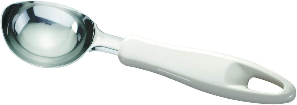 Tescoma Ice Cream Scoop with Stainless Steel and Plastic Handle White Standard