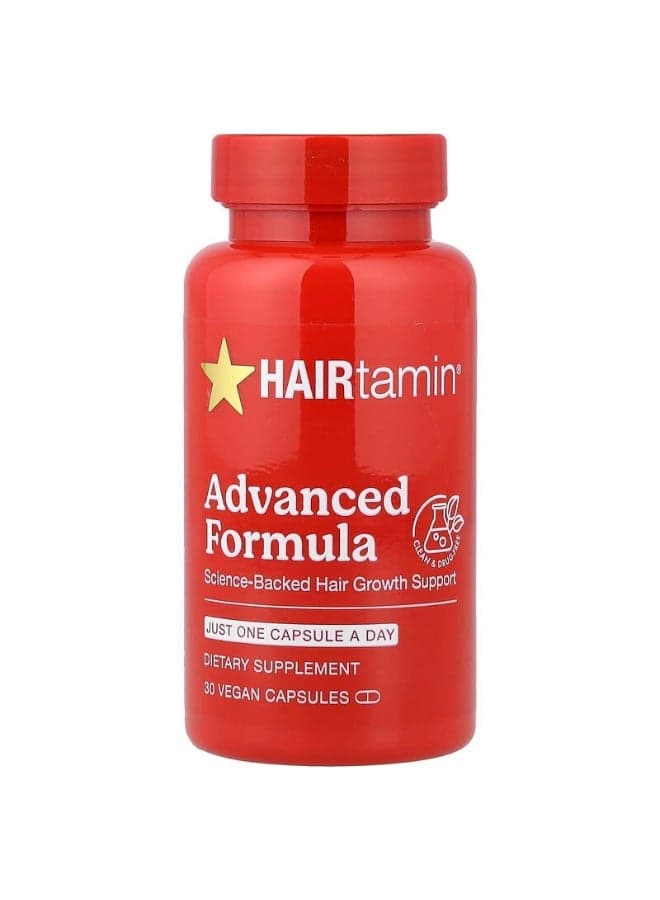 Hair Advanced Formula Dietary Supplement - 30 Capsules