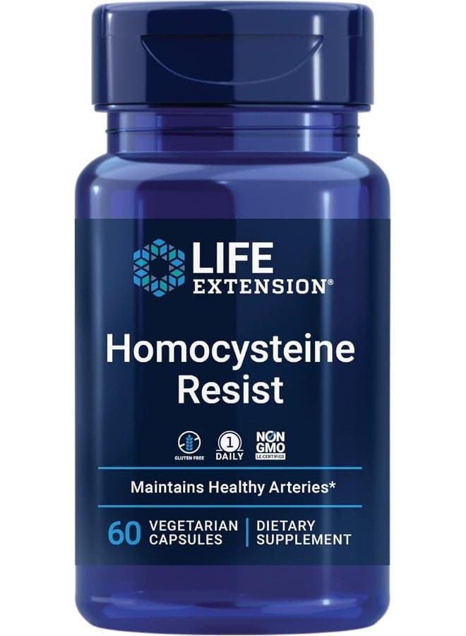 Homocysteine Resist, 60 Vegetarian Capsules Packaging May Vary