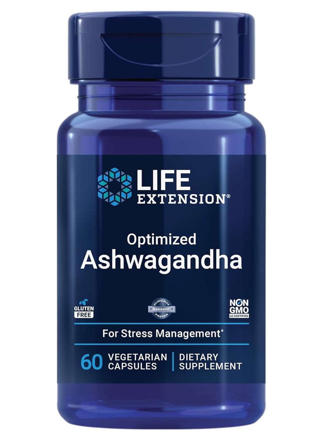 Optimized Ashwagandha Stress Management Capsules - 60 Count