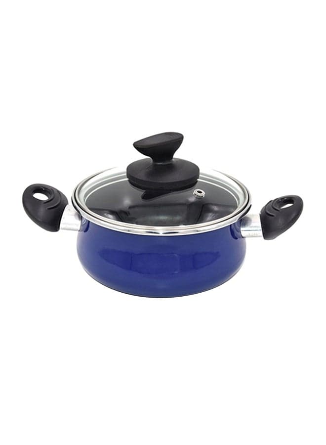 Casserole with Lid Blue 16cm