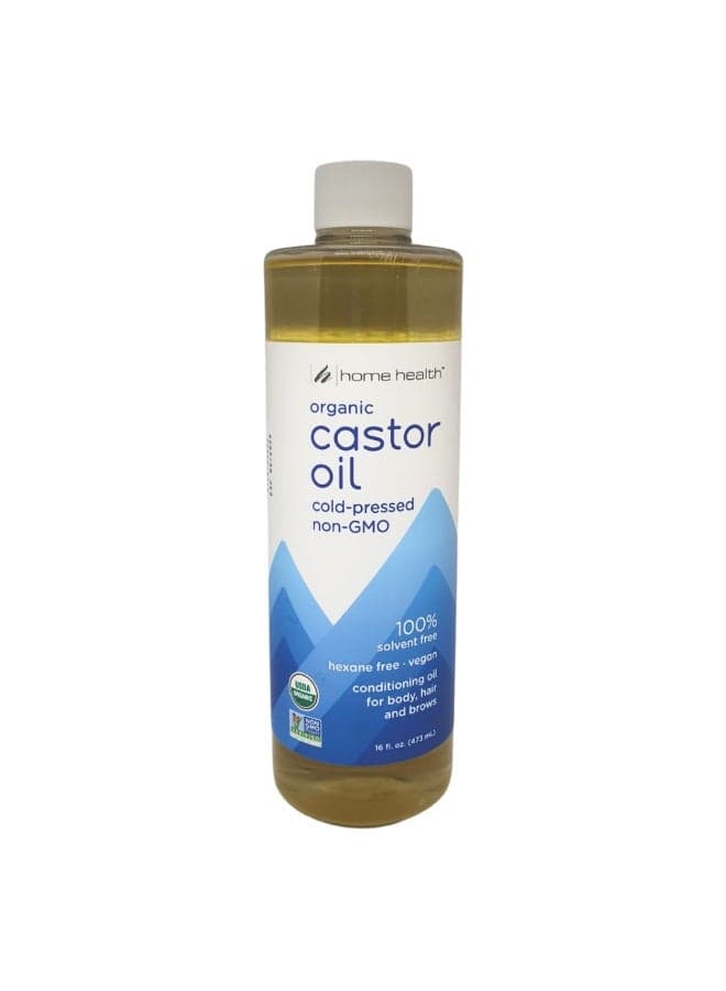 Organic Castor Oil Cold-Pressed Non-GMO (16 fl. oz) 473ml