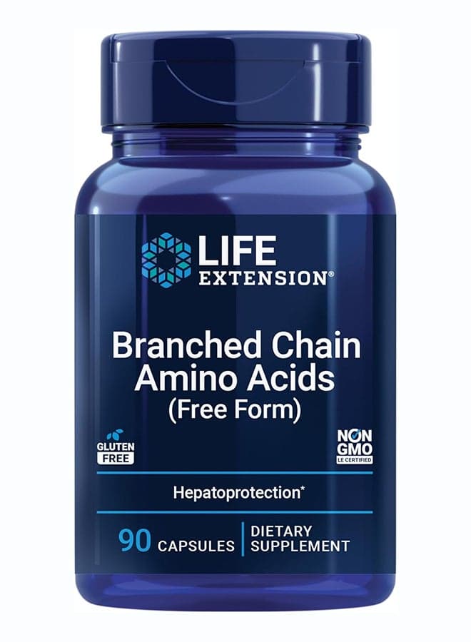 Branched Chain Amino Acids Dietary Supplement - 90 Capsules Packaging May Vary