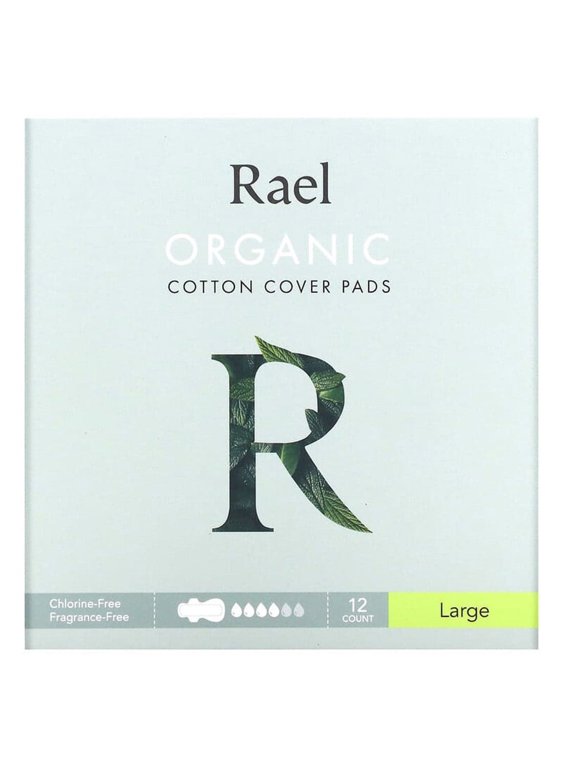 Pack Of 12 Organic Cotton Cover Pads Large