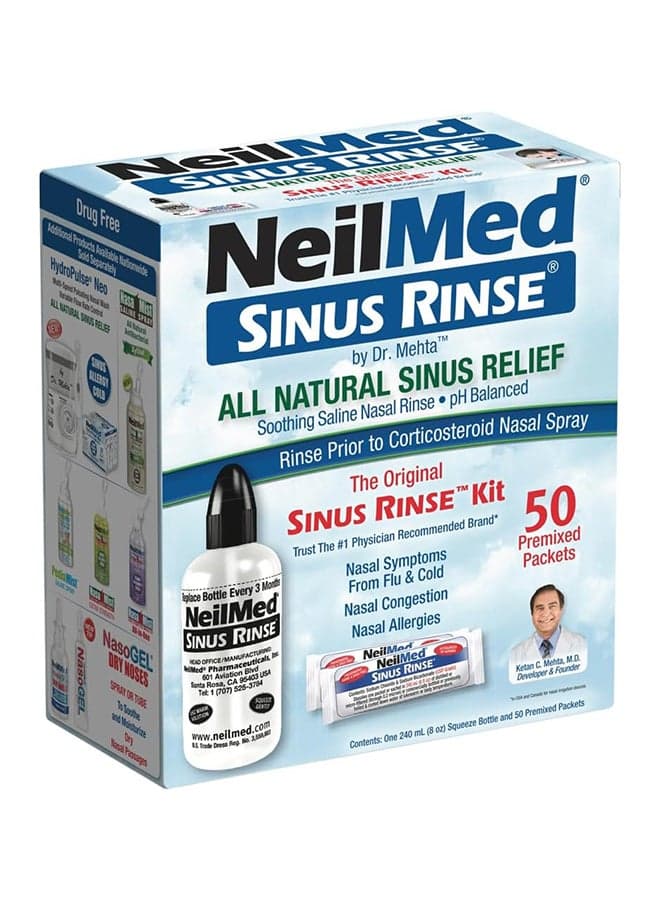 50-Piece Original And Patented Sinus Rinse