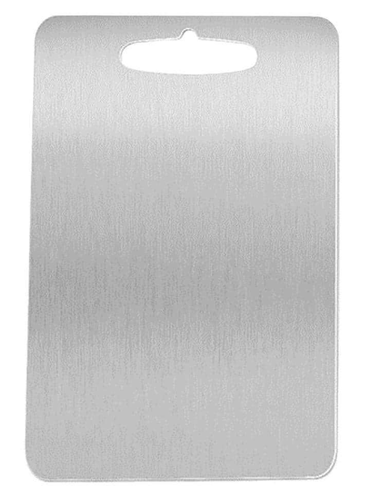 Stainless Steel Cutting Board Silver 1.8x280x390mm