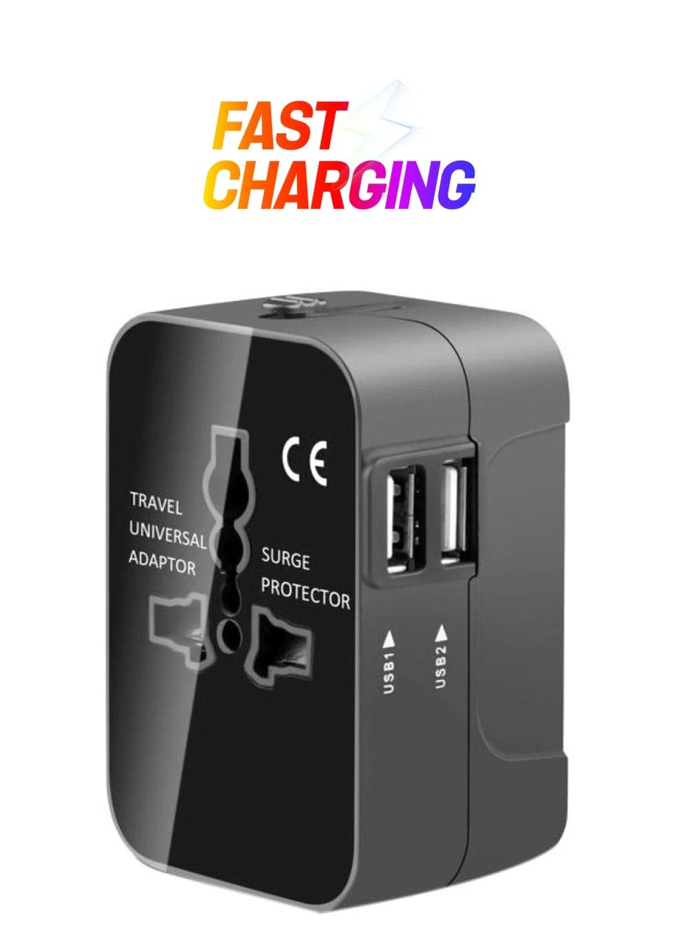 Universal Wall Charger Black
