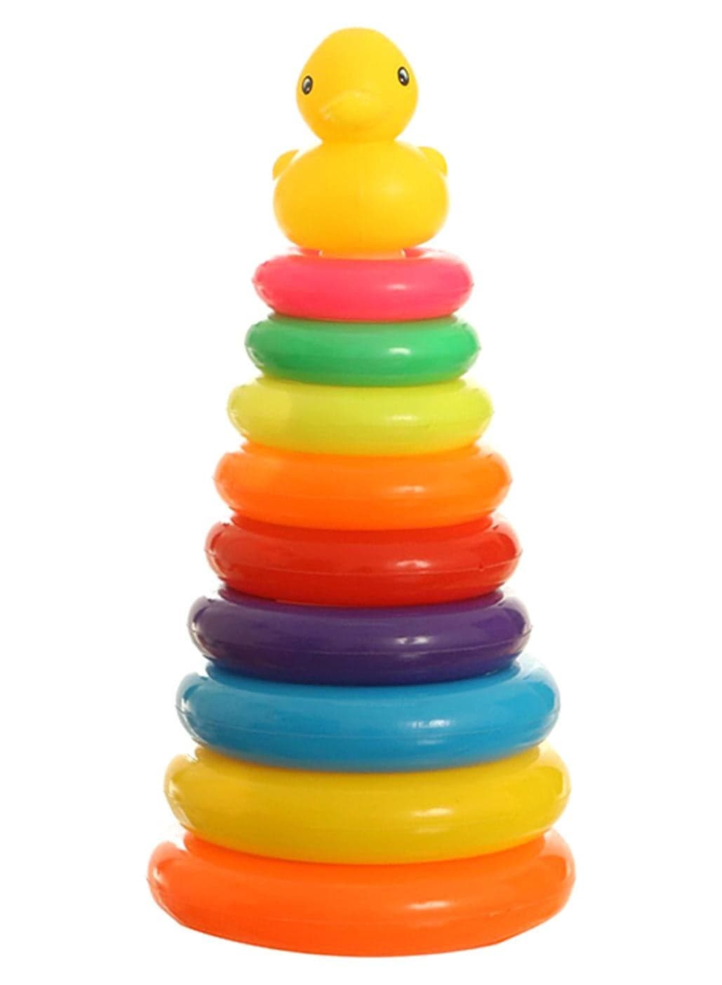 9-Piece Stacking Ring With Duck Toy