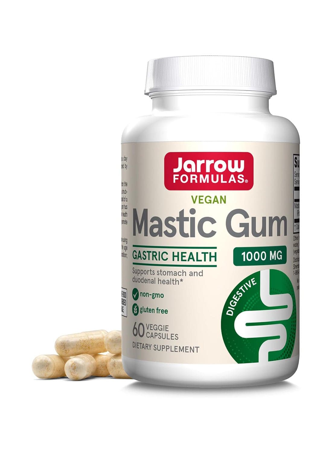 Vegan Mastic Gum 1000 Mg 60 Veggie Capsules Packaging May Vary