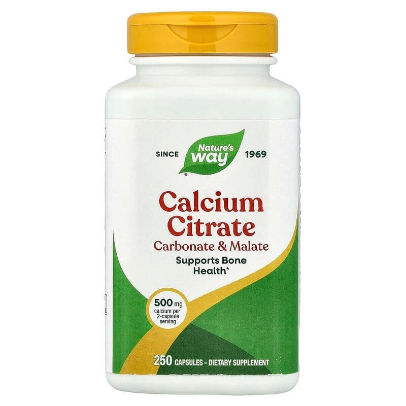 Calcium Citrate, 250 Capsules Packaging May Vary