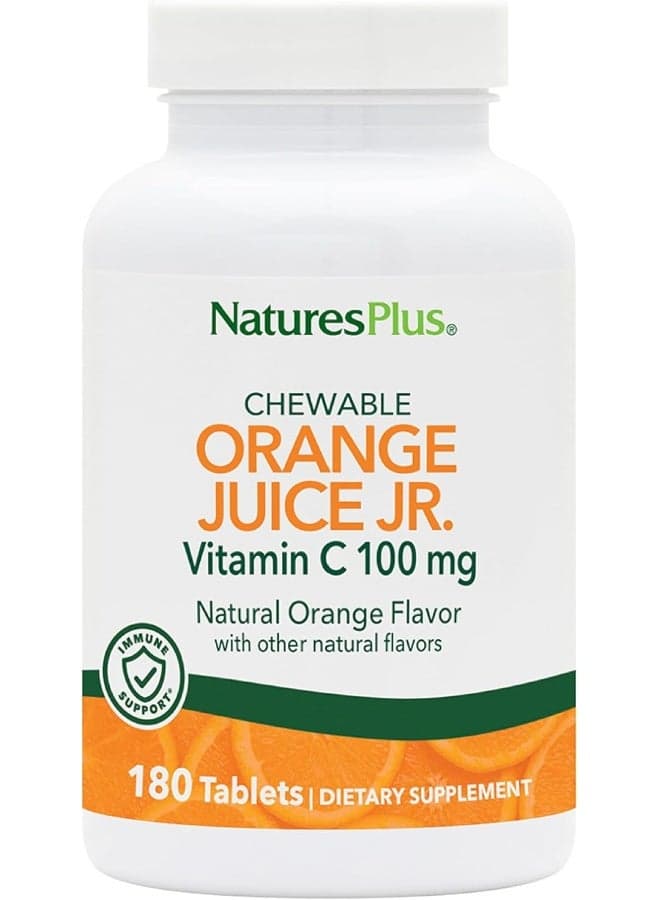 Orange Juice Jr Vitamin C Supplement - 180 Tablets