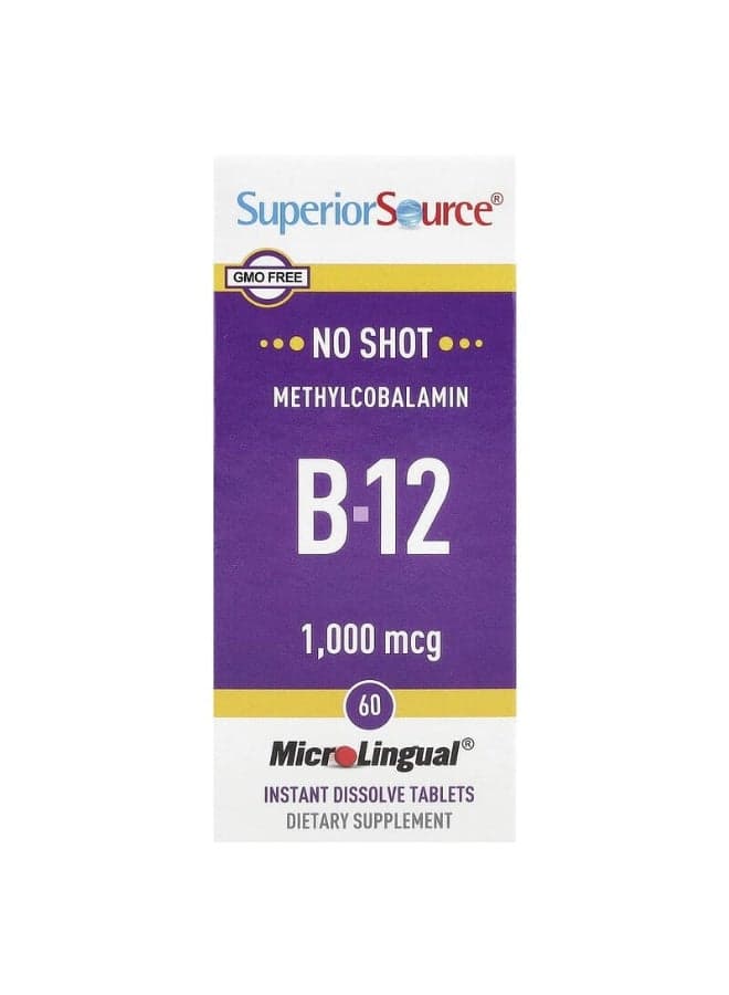 Methylcobalamin B-12 - 60 Tablets