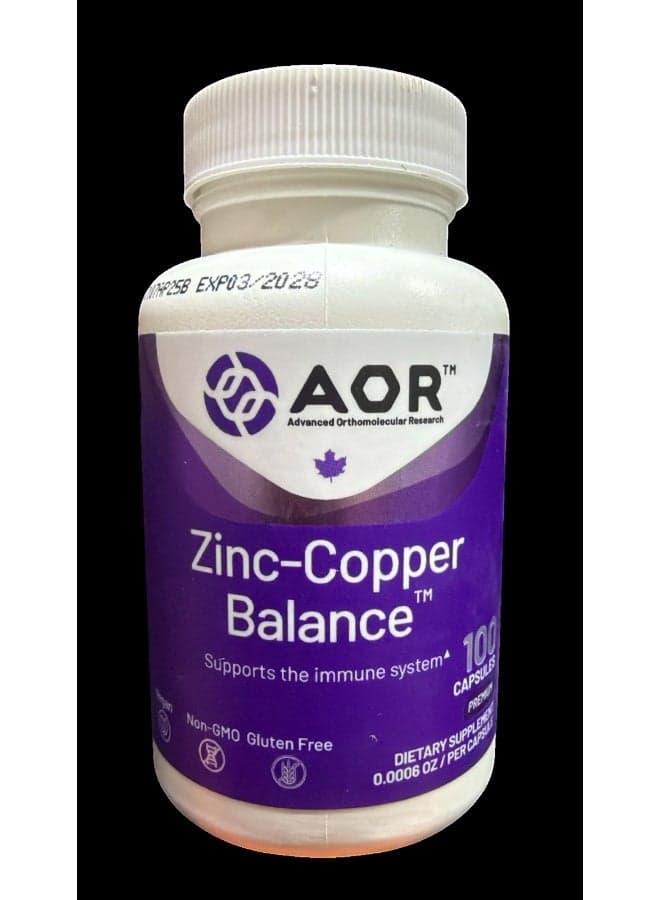 Zinc-Copper Balance - 100 Capsules