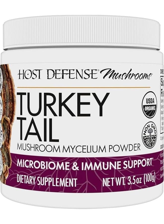 Turkey Tail Mushroom Mycelium Powder 3.5 oz (100 g)