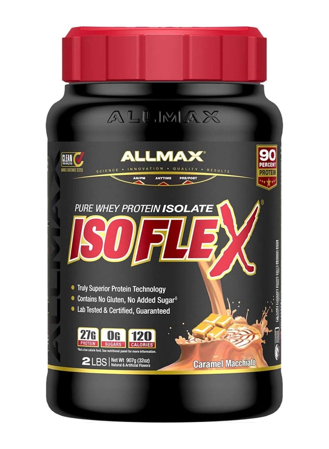Isoflex Caramel Macchiato Pure Whey Protein Isolate - 2LBS