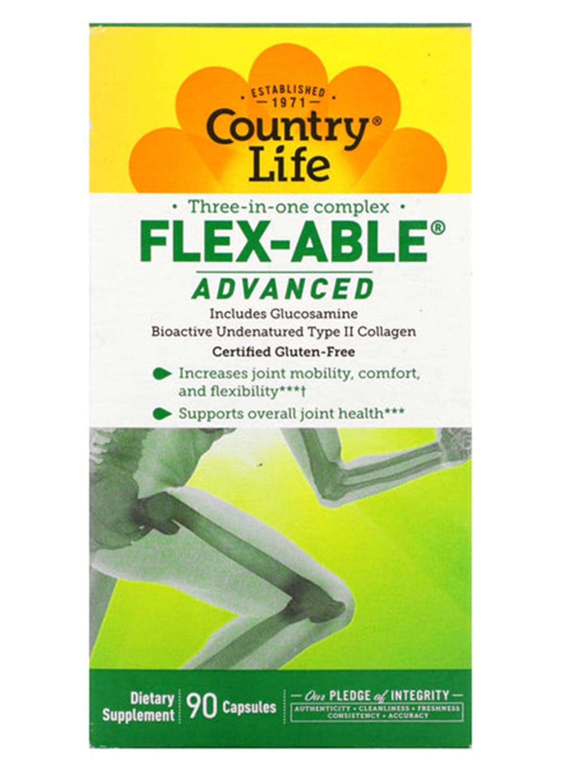 Flex-Able Advanced Dietary Supplement - 90 Capsules