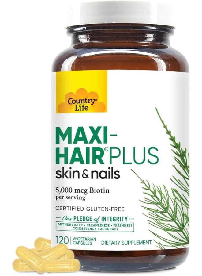 Maxi Hair Plus - 120 Vegetarian Capsules