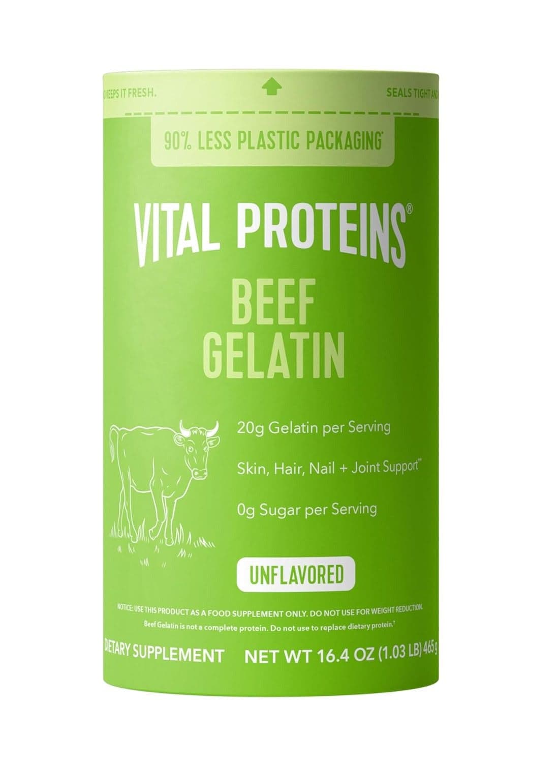 Beef Gelatin Dietary Supplement 16.4 oz (465 g)
