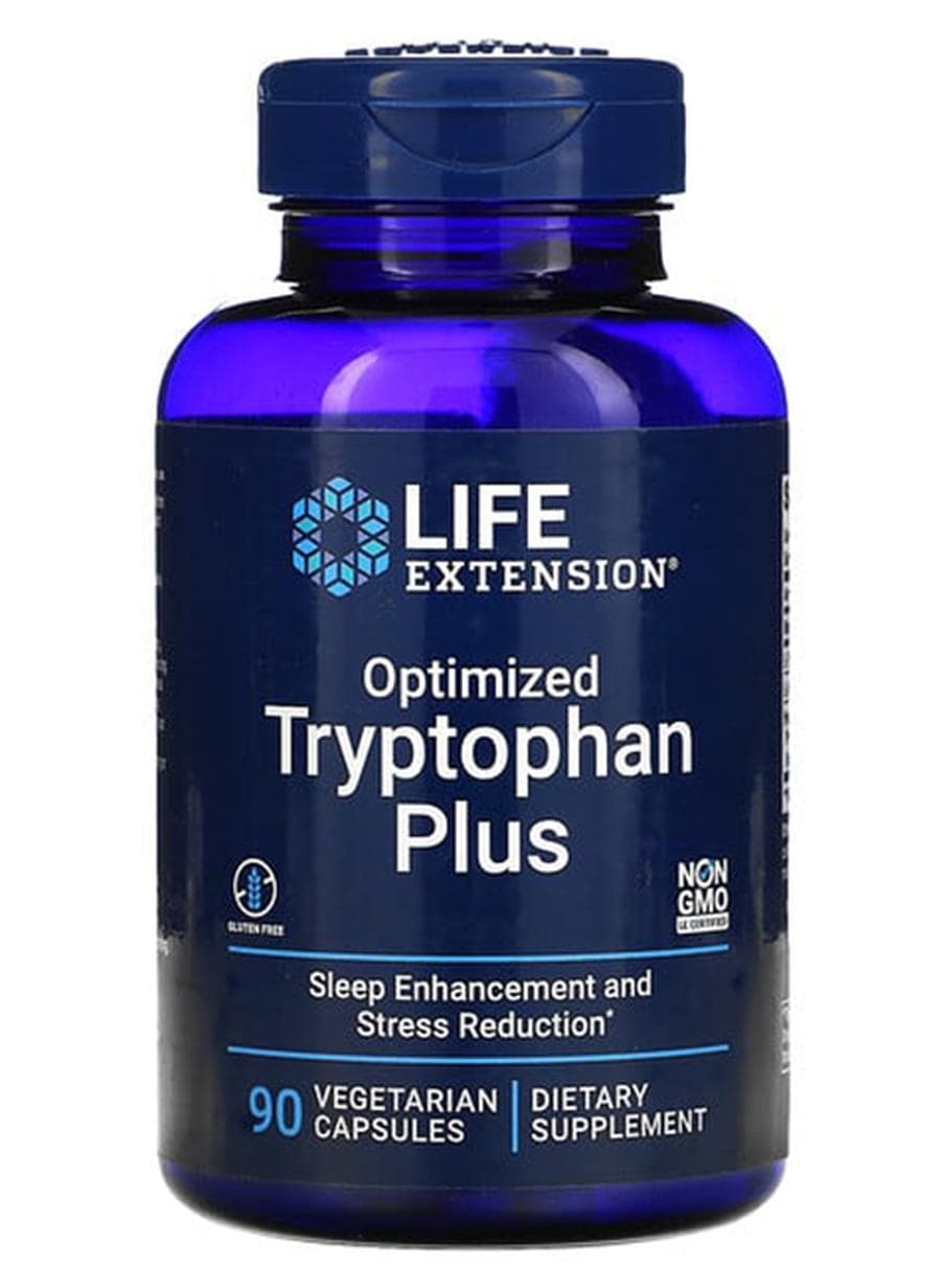 Optimized Tryptophan Plus Sleep Enhancement and Stress Reduction - 90 Vegetarian Capsules