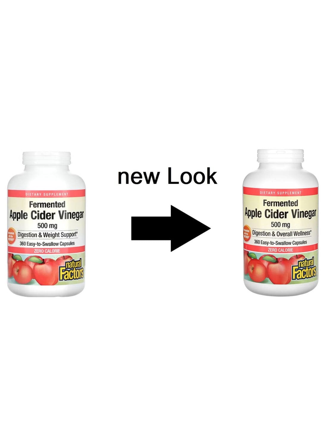 Apple Cider Vinegar Digestion And Circulation Dietary Supplement - 360 Capsules