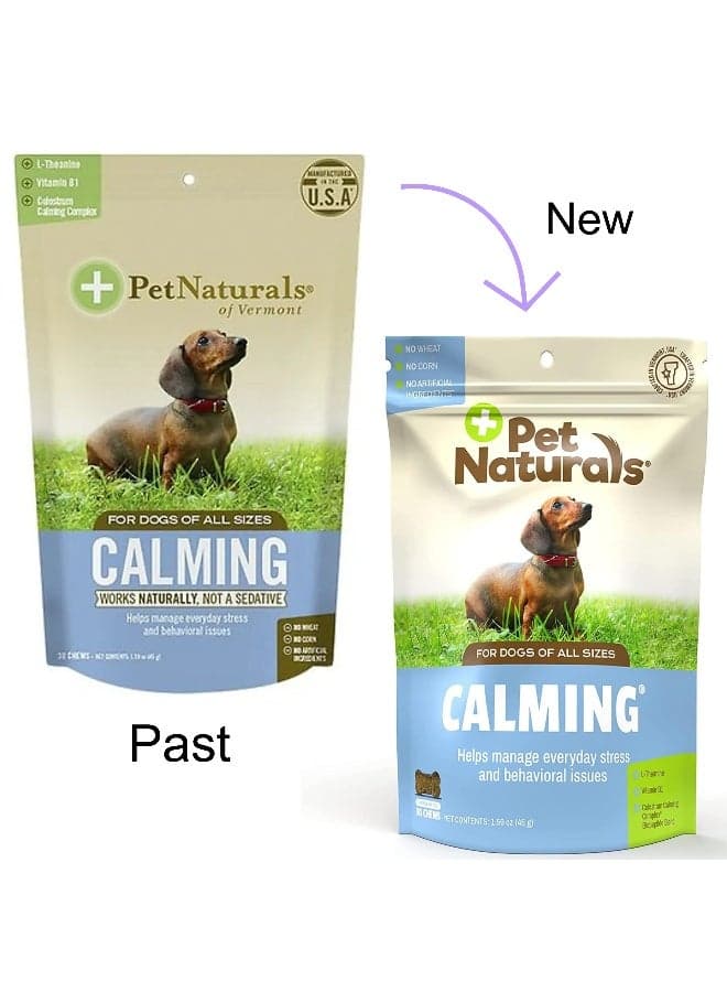 Pet Naturals All Dog Calming 30 Chews Packaging May Vary