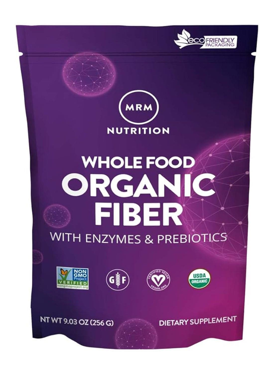 MRM Nutrition Whole Food Organic Fiber with Enzymes + Prebiotics 9.03 Oz