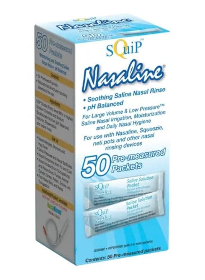 Saline Solution Salt - 50 Packets
