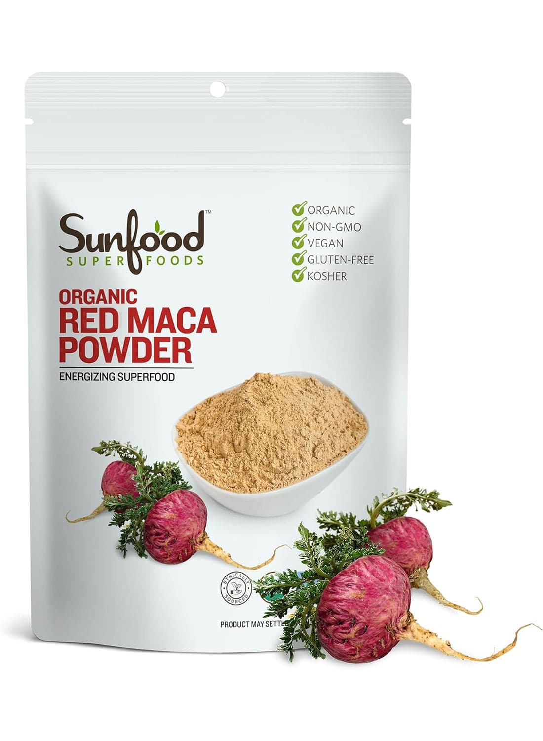 Sunfood, Organic Red Maca Powder, 8 oz (227 g)