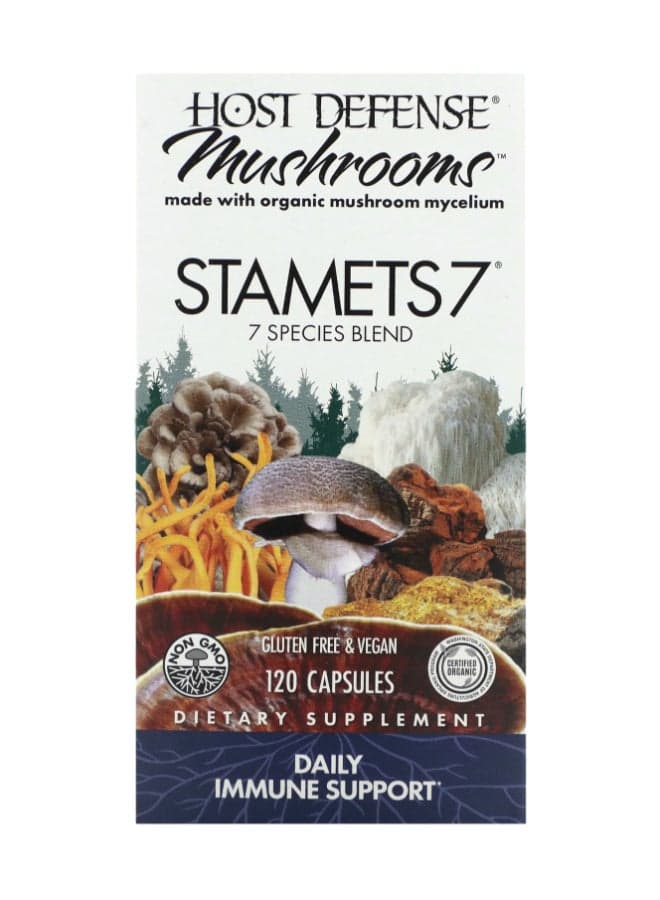 Mushrooms, Stamets 7, 120 Capsules