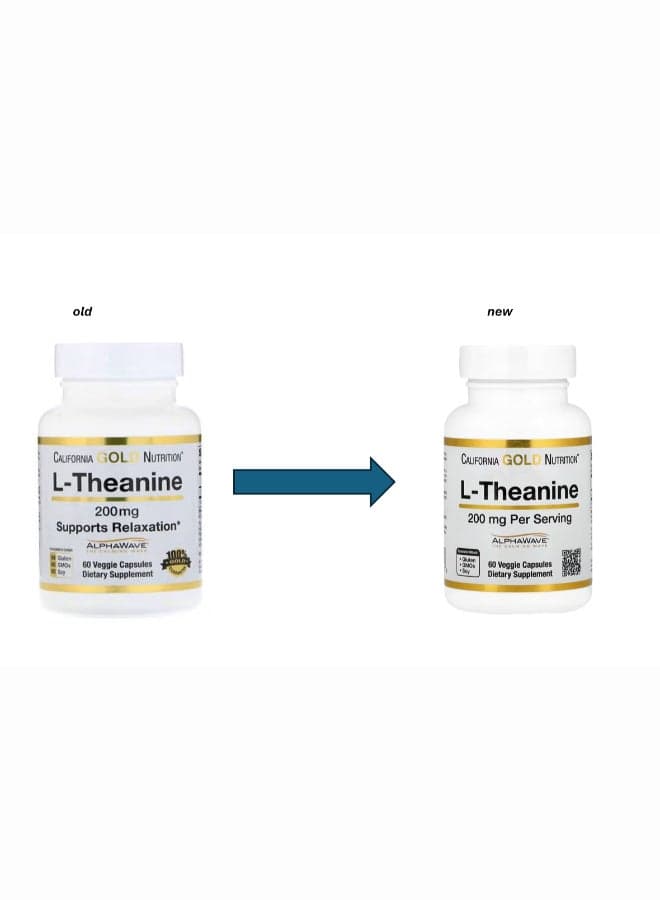 L-Theanine Alphawave The Calming Wave - 60 Capsules