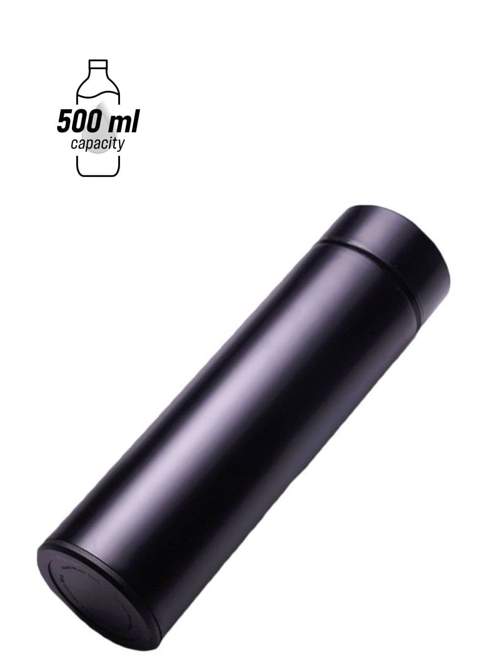 Stainless Steel Water Bottle Black 500ml