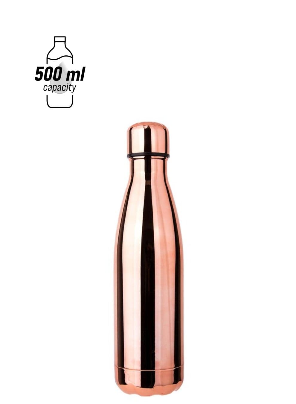Stainless Steel Vacuum Insulated Water Bottle Copper 265x70cm