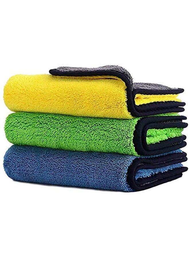 Pack Of 3 Car Drying Microfiber Towel