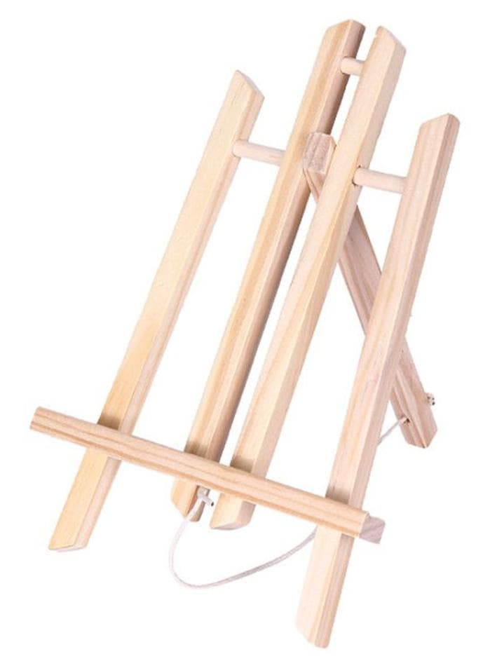 Portable Wooden Art Easel Stand Beige