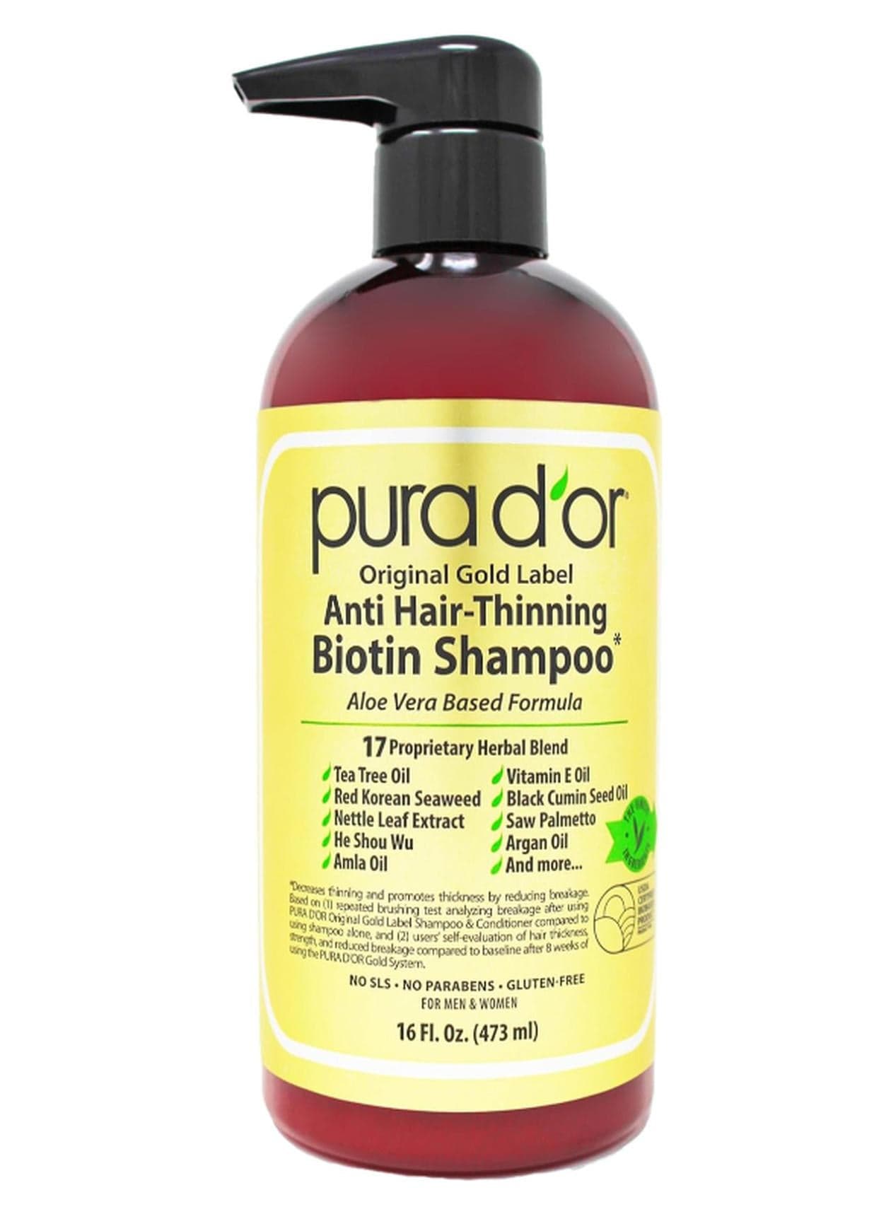 Anti Hair-Thinning Biotin Shampoo (16 Fl. Oz) 473ml