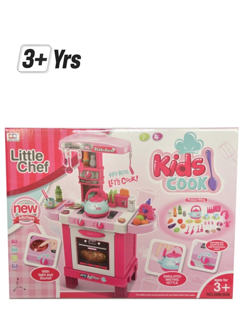008-939 Little Chef Set New Kitchen 3+ Years