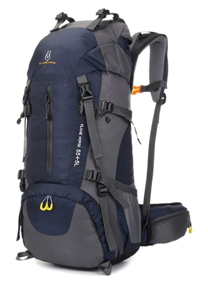 60L Outdoor Travel Backpack with Shoe Compartment – Durable Nylon Construction 60x30x5cm