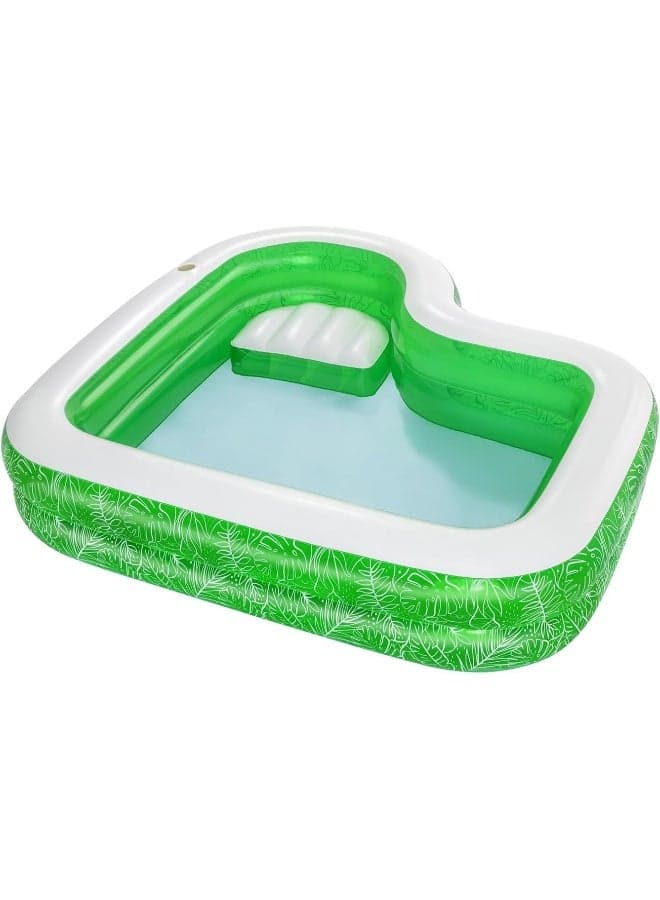 Bestway, 7" X 7" X 20" Tropical Paradise Family Pool, 7' 231x231x51cm