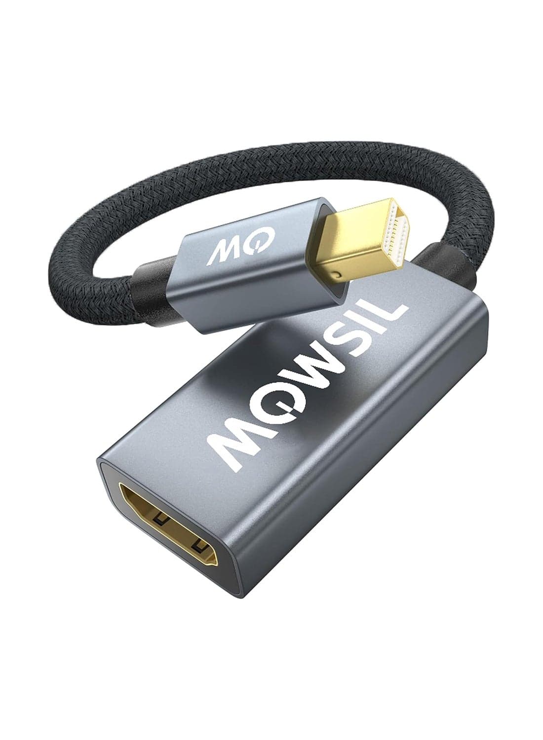 Mini Display Port to HDMI Adapter, 13 cm Length Grey