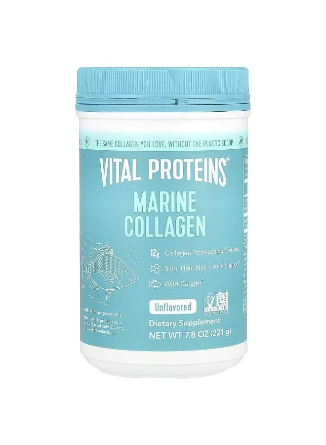 Marine Collagen, Unflavored, 7.8 oz Packaging May Vary