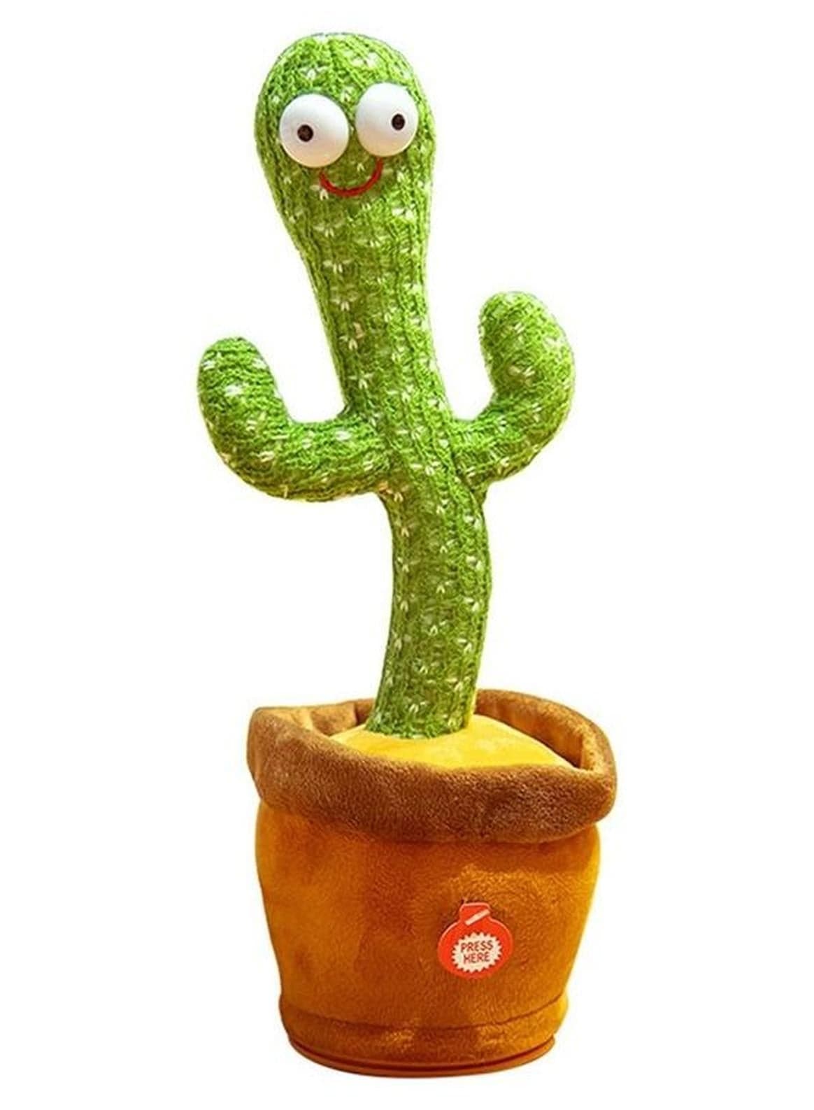 Electric Dancing Cactus Plant Stuffed Toy With Music