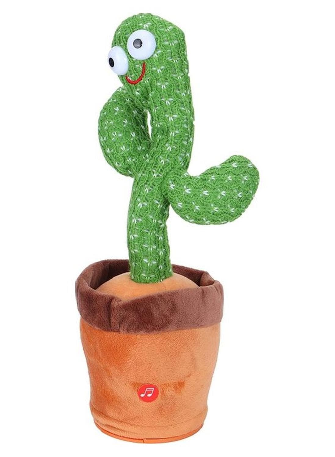 Electric Dancing Cactus Plant Stuffed Toy With Music