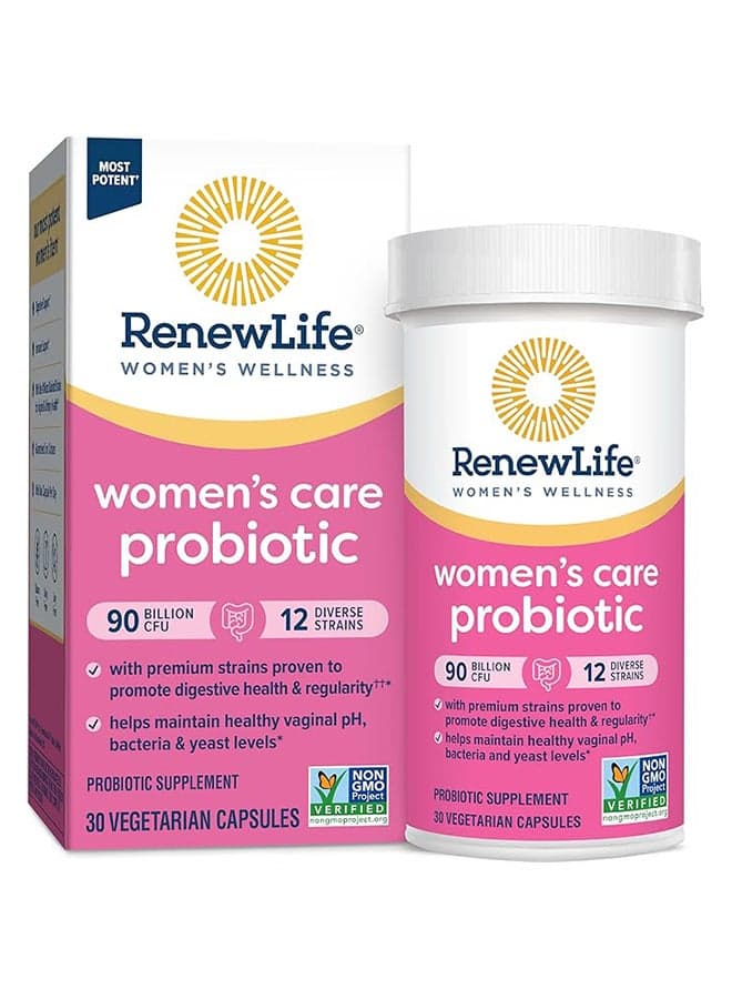 Renew Life Women'S Wellness Probiotic Supplement 30 Vegetarian Capsules