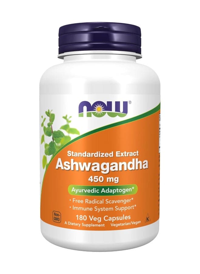 Standardized Extract, Ashwagandha, 450Mg 180 Veg Capsules